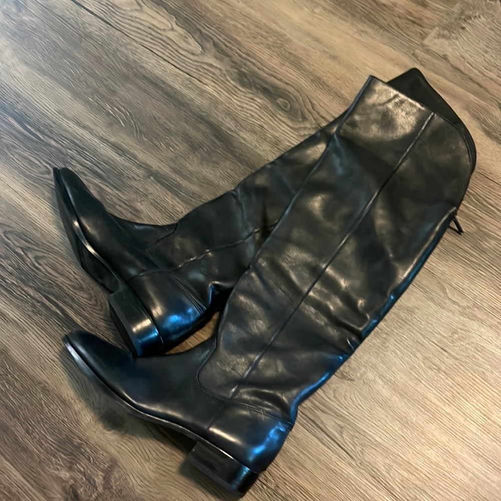 Saks Fifth Avenue Leather Over the Knee Boots